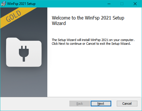 winfsp installation